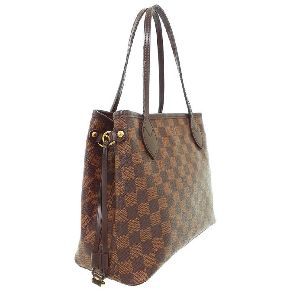 Louis Vuitton Damier Ebene Brown Neverfull Tote Bag - Picture 2 of 8